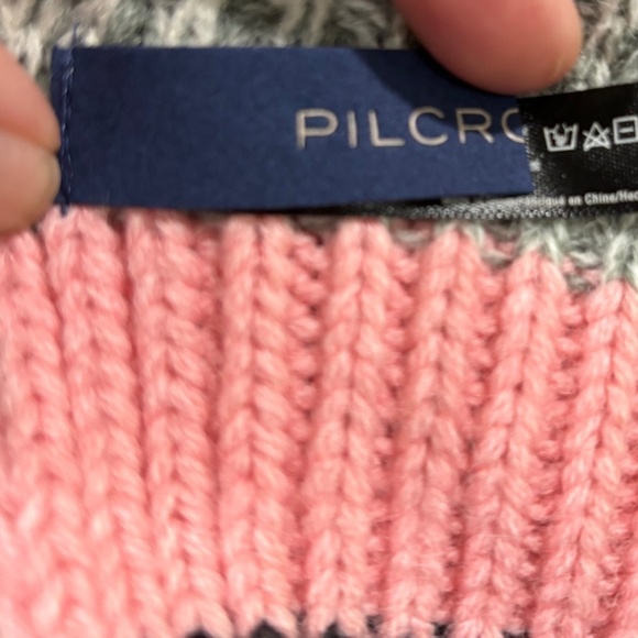 NWOT Anthropologie Pilcro Knit Fringe Stripe Scarf, 83" x 12" - Picture 3 of 7